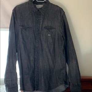 Ralph Lauren Denim & Supply dark denim button down
